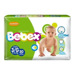 Pañales Bebex Etapa 3 - 50und