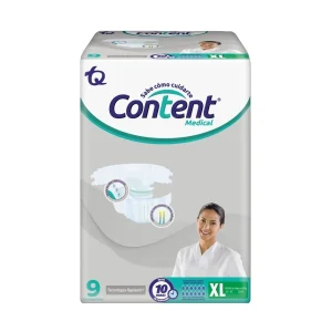 Pañal Content Medical Talla XL - 9 Und