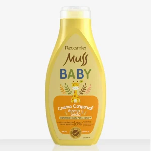 Crema Corporal Muss Baby Avena Y Seda (400 Ml)