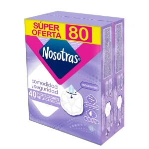 Protectores Nosotras Lacti - 80und