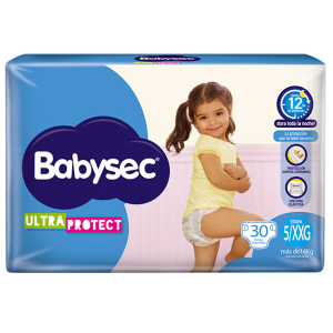 Pañales Babysec Ultra Protect Etapa 5