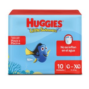 Pañales Huggies Para Piscina Pañales Swimmers G -10Und