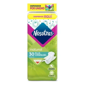 Toallas Nosotras Canal Gel X 30 Unds