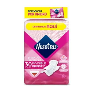 Toallas Nosotras Invisible Rapigel X 30Und