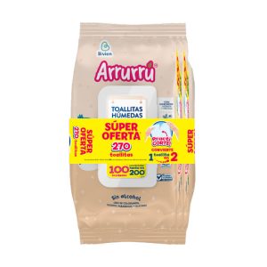 Toallitas Húmedas Arrurrú Avena - 270und