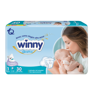 Pañales Winny Sensitive Etapa 1 - 30und