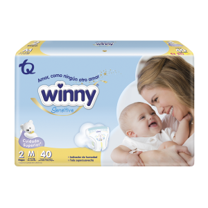 Pañales Winny Sensitive Etapa 2 - 40und