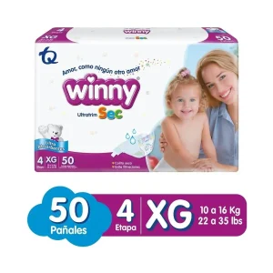 Pañales Winny Ultratrim Sec Etapa 4 - 50und
