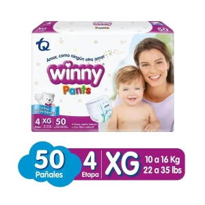 Pañales Winny Ultratrim Sec Pans - 50Und - Etapa4